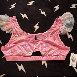 NWT - Body Rage - Butterfly Flutter Bra - Medium